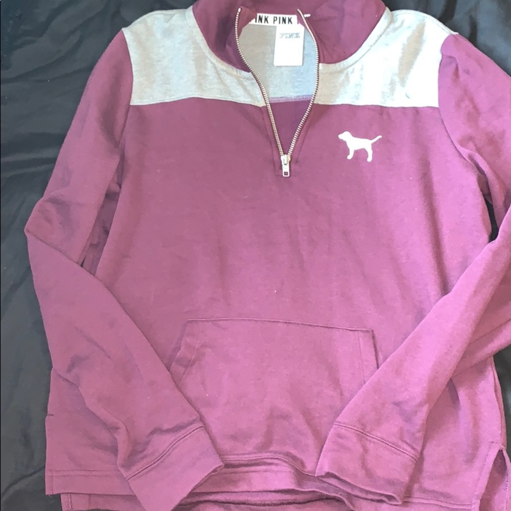 Deep Maroon Pink Pullover